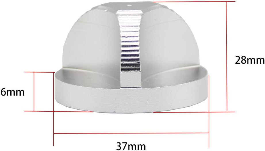 45 RPM レコードアダプター インサート 特殊形状 アルミニウム 7インチ ビニールレコードドーム 45 アダプター カラー ゴールド - Image 3