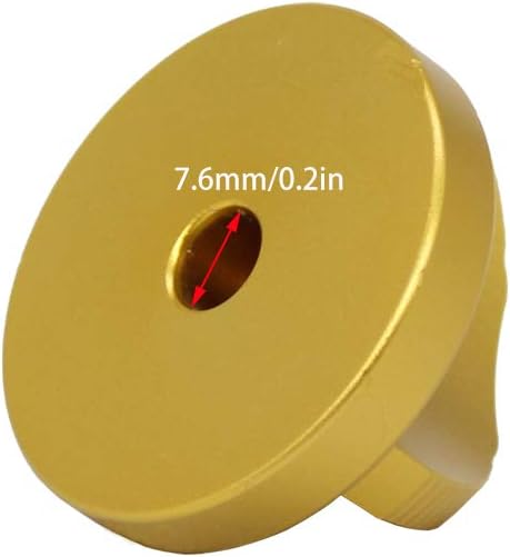 45 RPM レコードアダプター インサート 特殊形状 アルミニウム 7インチ ビニールレコードドーム 45 アダプター カラー ゴールド - Image 10