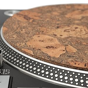 Record Accessories Turntable Record Player Cork Mat Slip Mat 12" LP 45RPM 33RPM Record Bandage Anti-Static Turntable Seat Turntable Mat