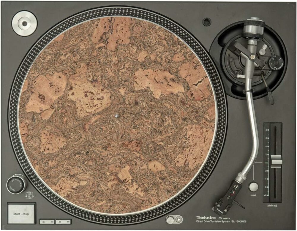 Full Force Hi-Fi Kalahari Turntable Cork Mat Anti-Vibration, Anti-Static - Image 2