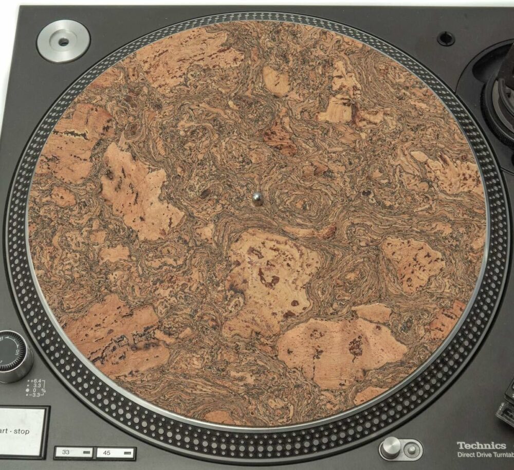 Full Force Hi-Fi Kalahari Turntable Cork Mat Anti-Vibration, Anti-Static - Image 4