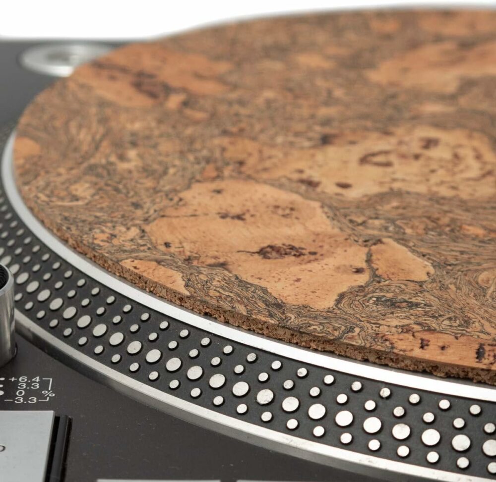 Full Force Hi-Fi Kalahari Turntable Cork Mat Anti-Vibration, Anti-Static - Image 5