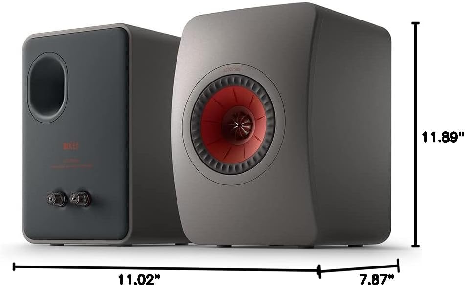 KEF LS50 Meta - HiFi Speaker/Black w/ Black/MAT, 12th Generation Uni-Q Driver Unit - Image 8