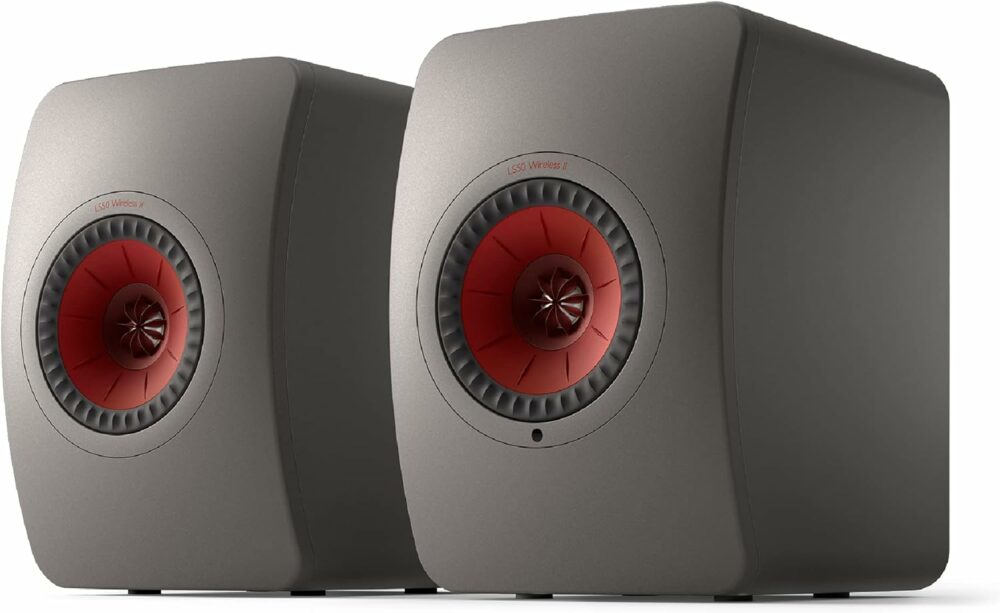 KEF LS50 Wireless II - Wireless HiFi Speaker (Crimson Red) | HDMI | Airplay 2 | Bluetooth | Spotify Support (Red) (red) - Image 9
