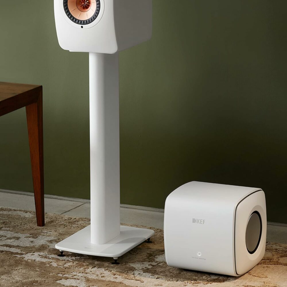 KEF KC62 サブウーファー / 1,000ワット / クラスDアンプ搭載 / 6.5インチフォースキャンセリングドライブユニット / ブラック black - Image 7
