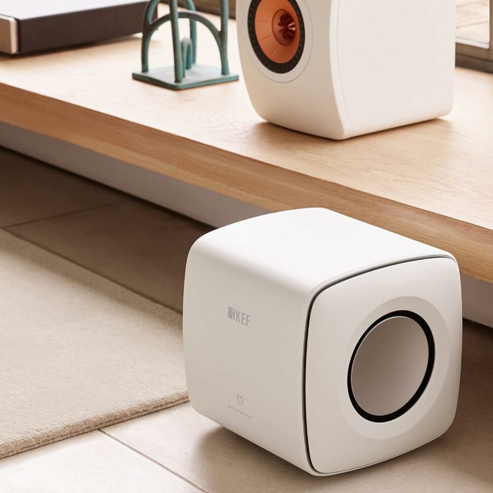 KEF KC62 サブウーファー / 1,000ワット / クラスDアンプ搭載 / 6.5インチフォースキャンセリングドライブユニット / ブラック black - Image 8