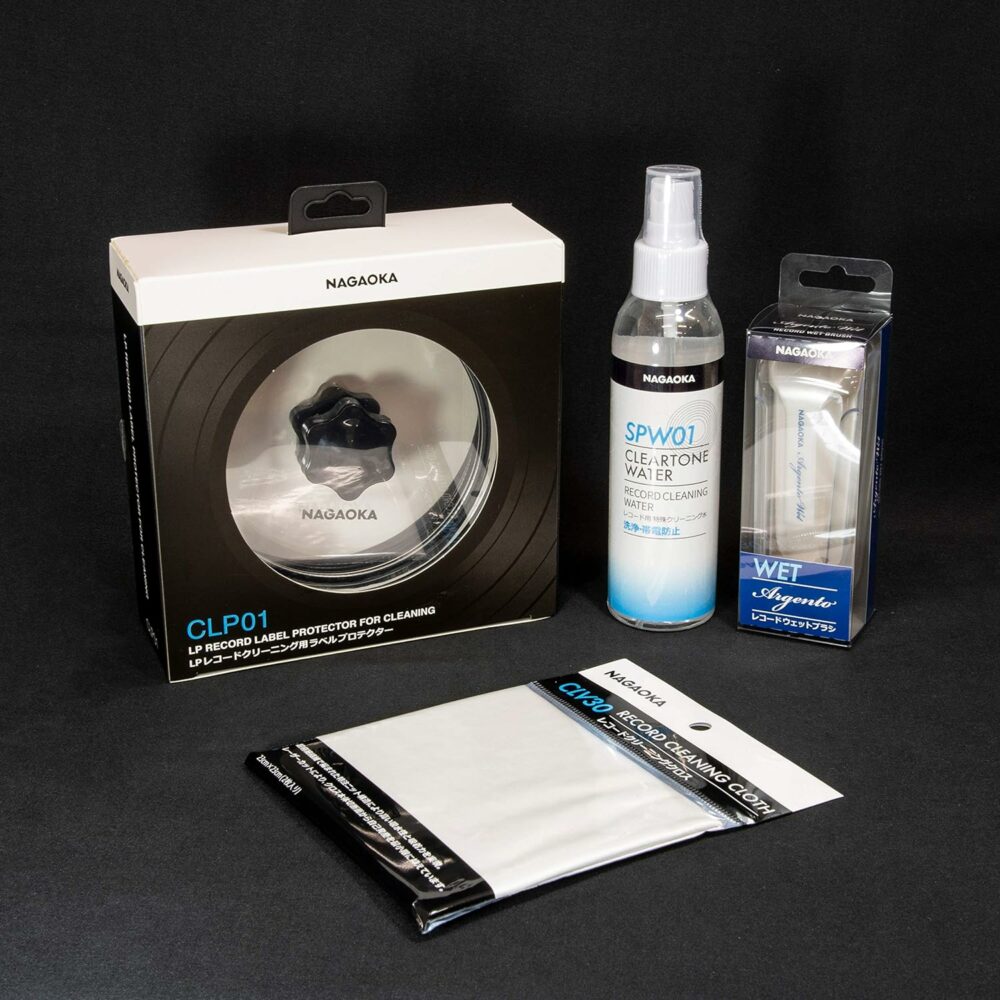 NAGAOKA WCL11 SPW01 CLV30 CLP01 Wet Cleaning Goods for Record Board, Set of 4 - Image 2