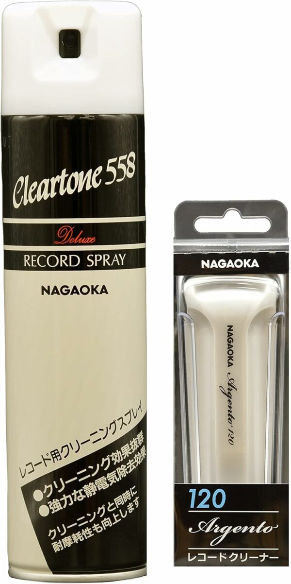 NAGAOKA Record Cleaner Set CLSET-1 Cleaning Spray Cleaner SP558 CL120