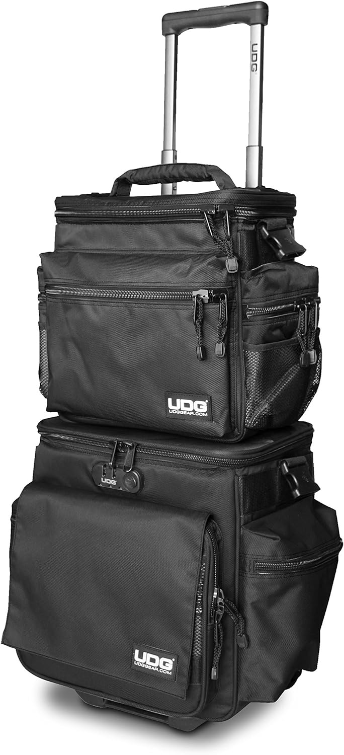 UDG Trolley Bag Set u9679bl/or Ultimate Slingbag Trolley Set Deluxe Black/Orange